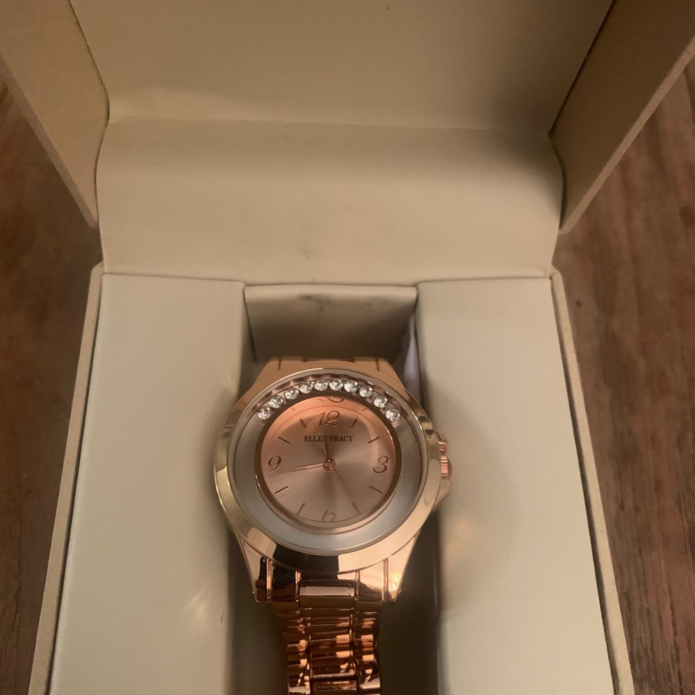 Watch by Ellen Tracy, Rose Gold, Never Worn